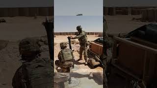 Practicing with a mortar #shorts #militarypower