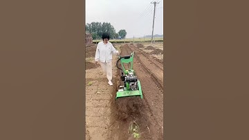 Diesel four-wheel drive high-speed micro-tillage machine Small gasoline micro-tillage machineweeding