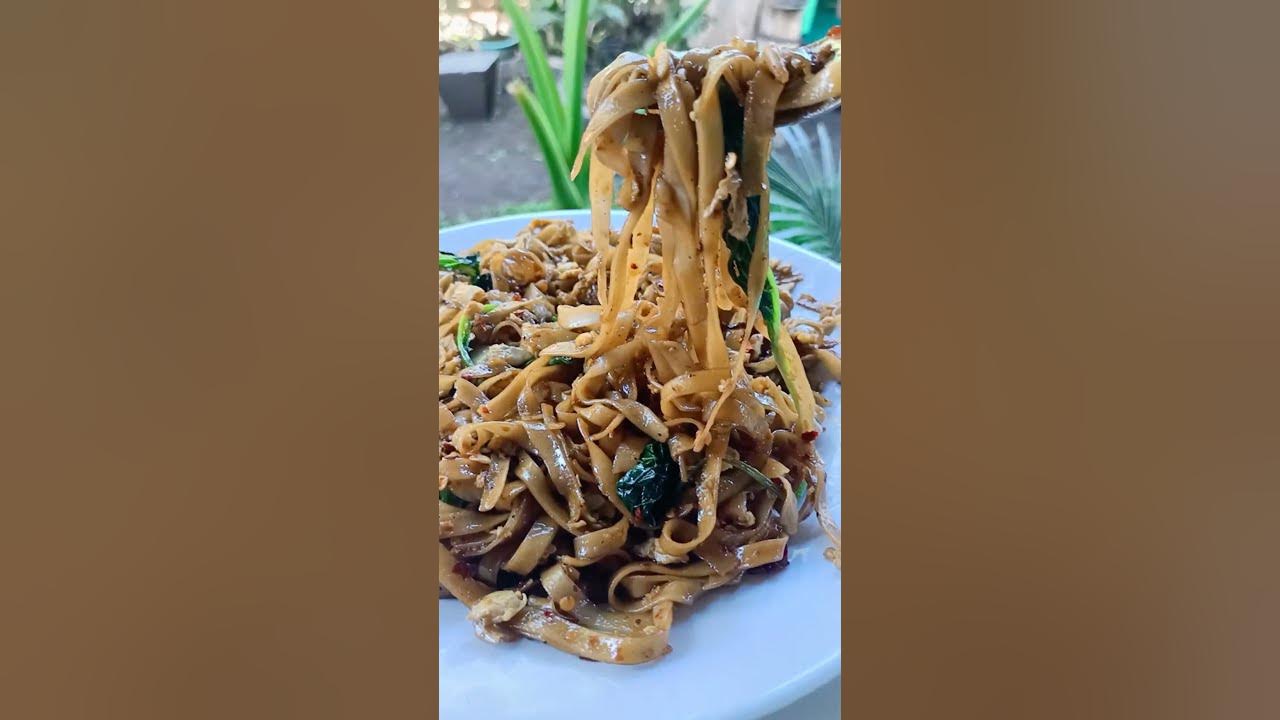 Resep Kwetiau goreng toping ebi dan bayam/tutorial kwetiau goreng ebi yang lezat
