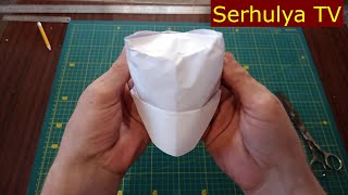 Paper cap. Кепка из бумаги. Serhulya TV