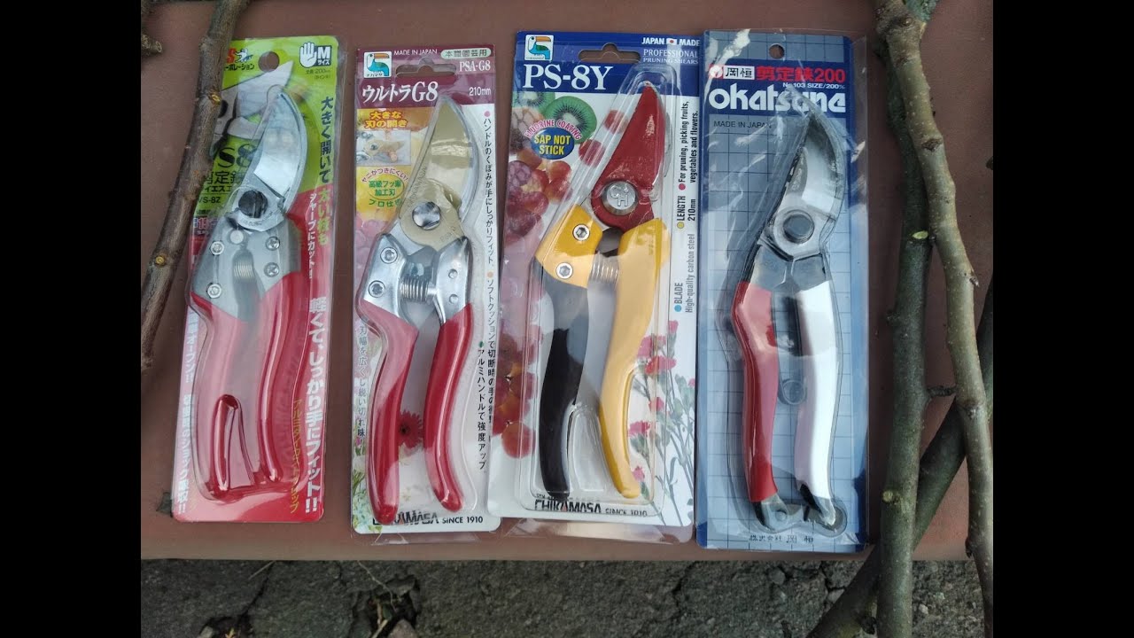 ТОП 3 сектори Японія ТЕСТ ARS vs-8xz, Chikamasa Psa 8 з алюмінієвими ручками, Okatsune 103 #секатори