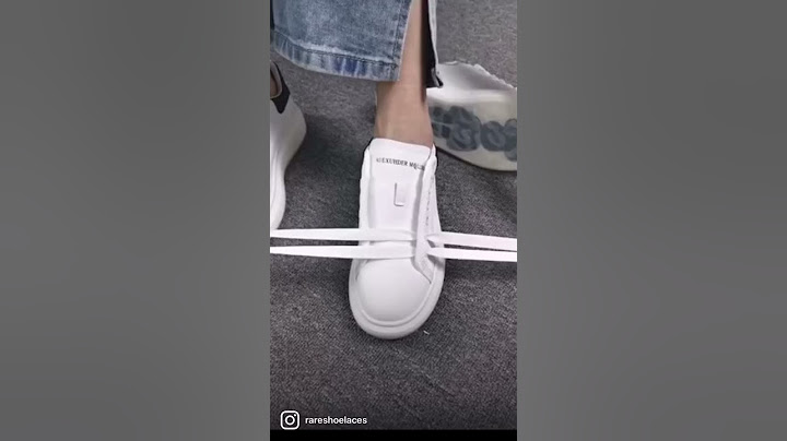 Cool way to tie Alexander McQueen sneakers 🔥 #rareshoelaces #shoelaces #shoesaddict