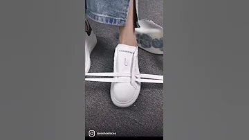 Cool Way To Tie Alexander McQueen Sneakers Rareshoelaces Shoelaces Shoesaddict 