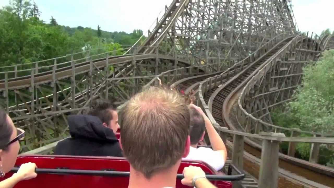 Walibi Belgium Weerwolf (LoupGarou) Backseat HD YouTube