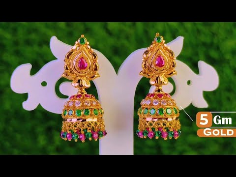 New And Attractive Gold Earrings Jhala Design 2023 😲😲😲 || Gold Long  Earring From 3 Gram With Price - YouTube