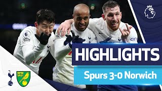 Lucas Moura screamer and another Sonny Spider-Man celebration | HIGHLIGHTS | Spurs 3-0 Norwich