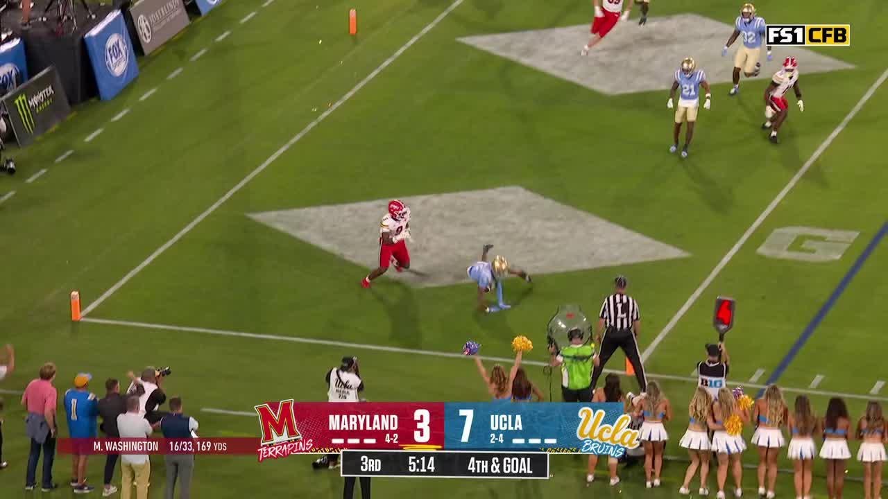 Andre Jordan Jr. ROBS Maryland of a TD | UCLA Football | 10/18/25