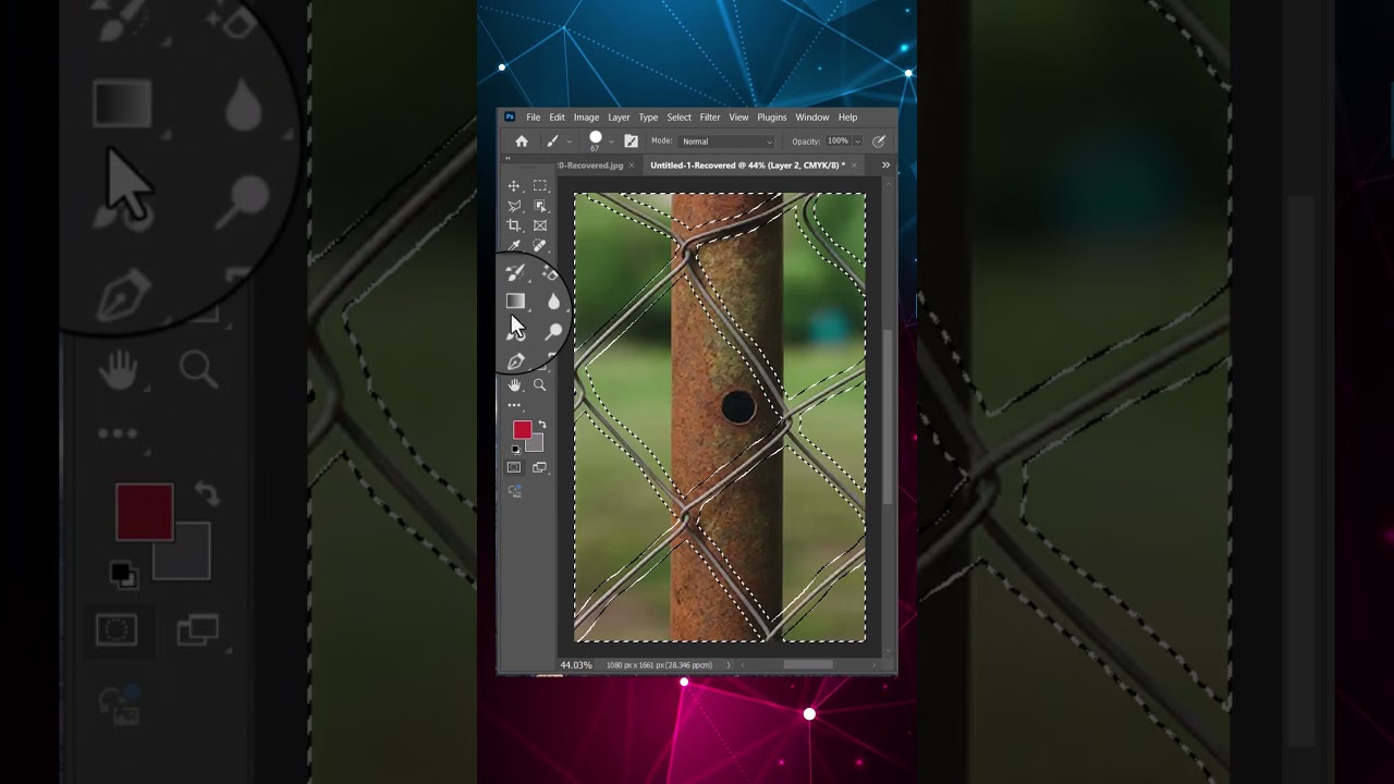Remove Fence from Photo in Photoshop | Step-by-Step 