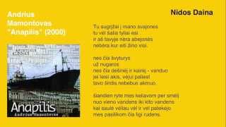 Andrius Mamontovas - Nidos Daina chords