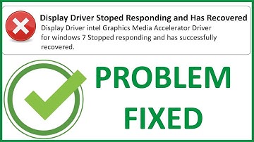 Display Driver Stopped Responding and Has Recovered | Problem Fixed