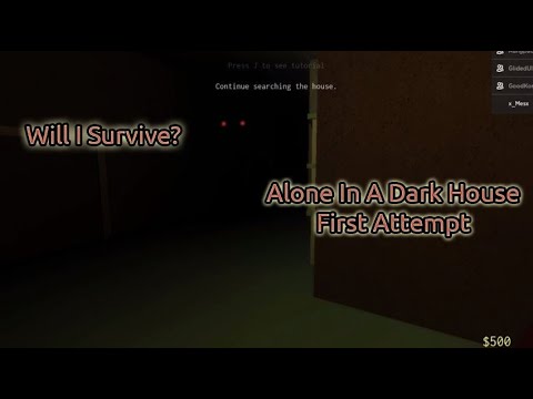 Alone In A Dark House First Attempt With Stupidos Youtube - how to beat alone in a dark house roblox 2020