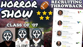 The Horrifying Running Back Class of 2007 || Recruiting Throwback