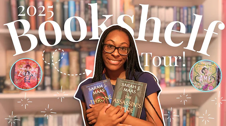 my 2025 bookshelf tour 🏹🪽📚 | fantasy, thriller + more