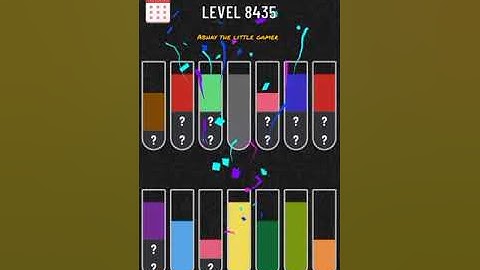 Water sort puzzle level 8435
