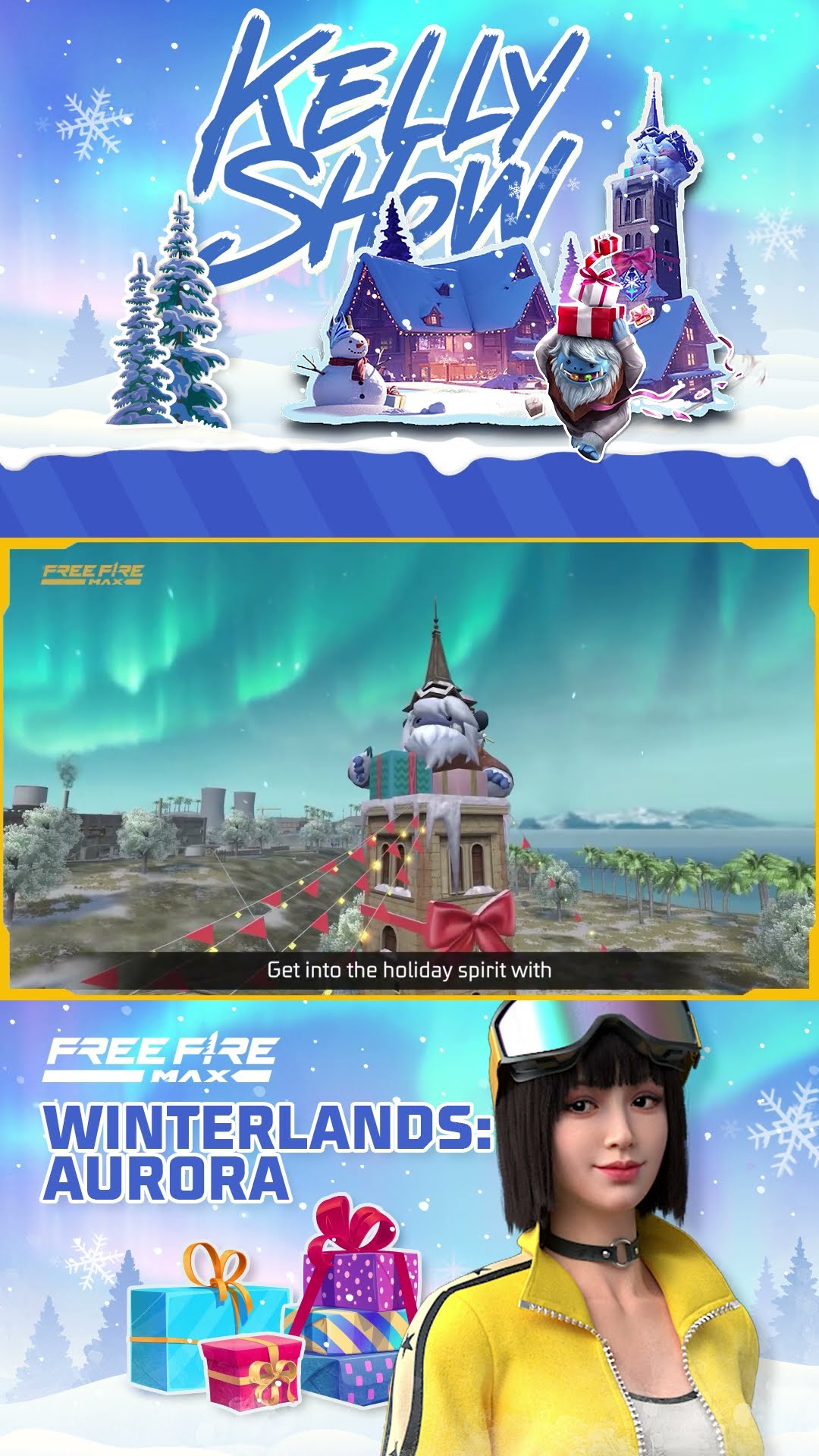 Winterlands Update: Slide into Festive Fun | Free Fire MAX