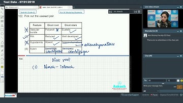 AIATS TEST 04 Code C For Class XI Studying BOTANY Med 2019 Q 121 to 125