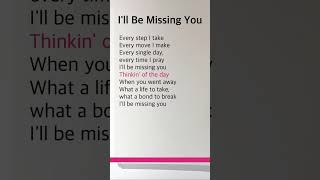 Ill Be Missing You Diddy And Faith Evans Resimi