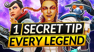 1 INSANE TIP for EVERY LEGEND - INSTANTLY IMPROVE and RANK UP - Apex Legends Guide