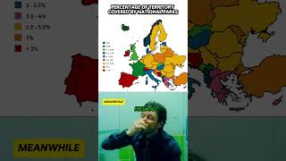 What Percentage of European country&#39;s territory is covered by national parks? #map #youtubeshorts