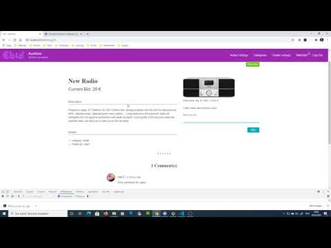 CS50x Project 2 - Commerce - 2020-08-30 20:00