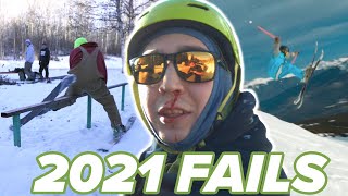 THE BEST SKI/SNOWBOARD FAILS OF 2021