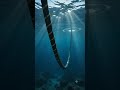 Undersea Power Cable Installation ⚡ Electricity Under the Ocean! 😱 #electrical