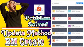 Unlimited BM Create Method😍.Instagram BM Create Update Method.Tricks Master 🌀