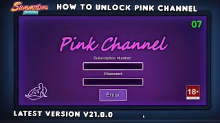 Summertime Saga How To Unlock Pink Channel Pin Full Guide