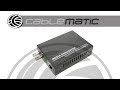 Conversor de fibra óptica 100 Mbps monomodo de ST a RJ45  - distribuido por CABLEMATIC ®