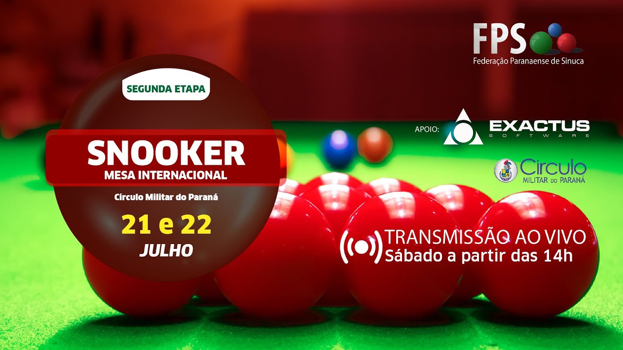 Paranaense de Snooker - Mesa Internacional - 2ª Etapa 2023 