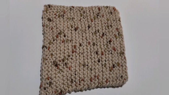 Knitted Dish Rag – Jane Talks to a Wall