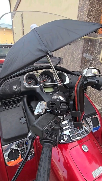 Видели такое? Зонтик для телефона🤣 #goldwing1800#мотобудни - YouTube