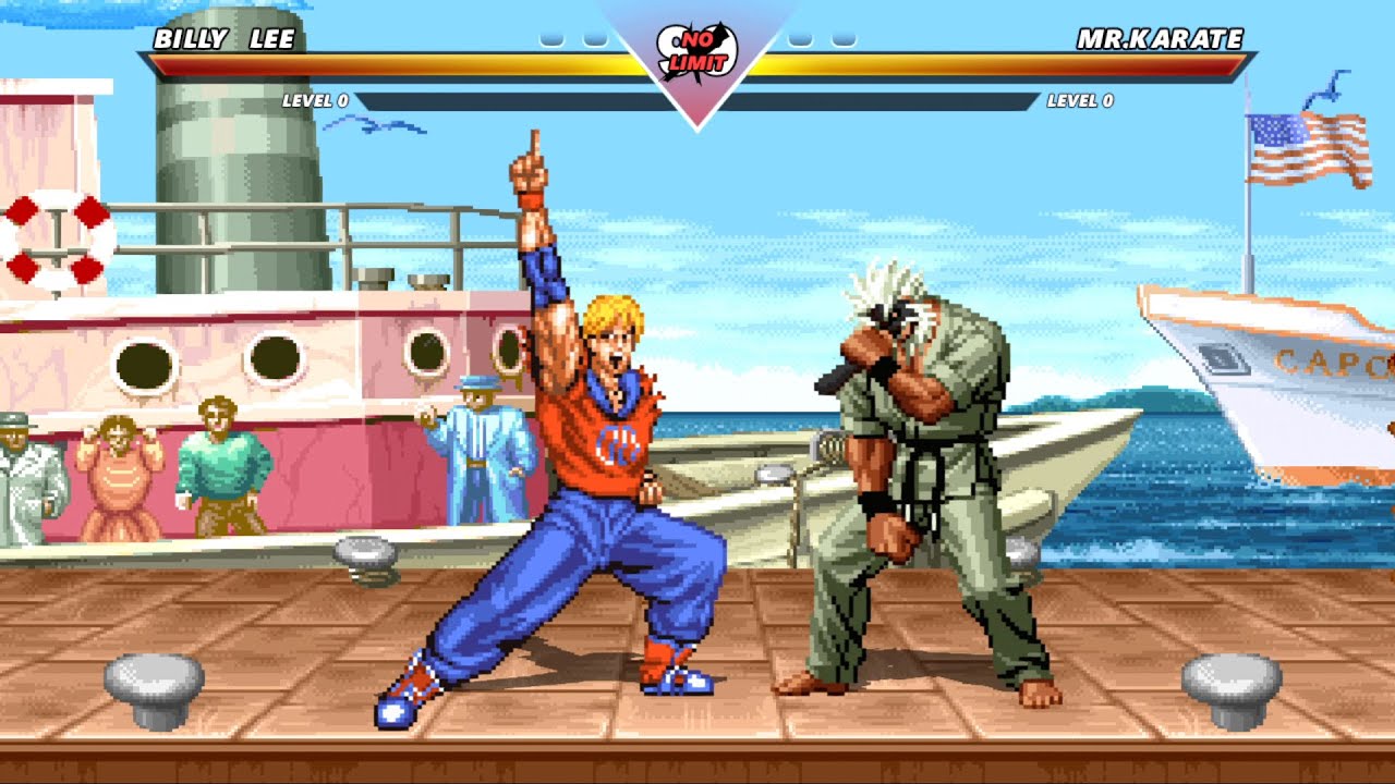 MR KARATE Vs BILLY LEE | MAX DIFFICULTY EPIC FIGHT | ARCADEXNATION