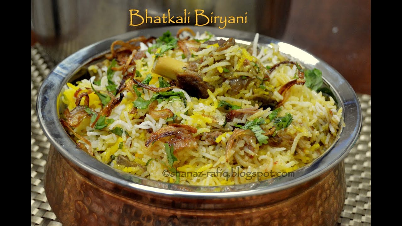 Bhatkali Biryani Youtube