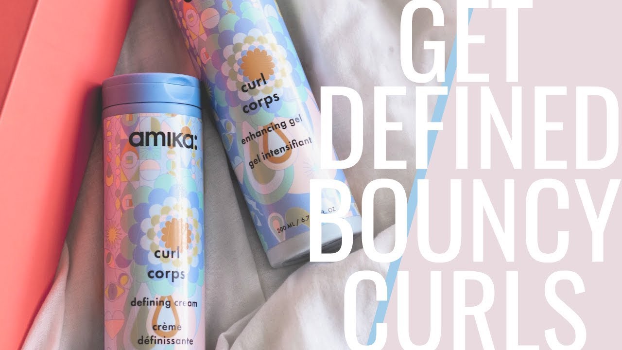 Curly Hair Routine Using Amika's Curl Corps Line BEYONDHERCURLS YouTube