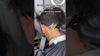 Taper Design Tutorial ✂️💫 (Subscribe for more tutorials) #taperfade #design #tutorial