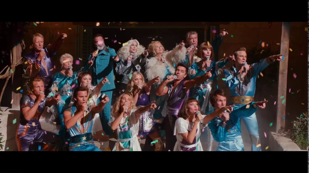 Cher & The Cast of Mamma Mia 2 - Super Trouper (12-TET A4 = 432 Hz ...