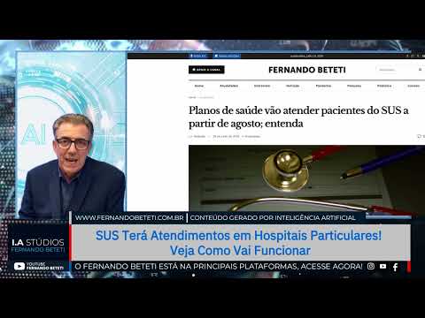 Planos de saúde vão atender SUS: Saiba quem tem direito e como garantir seu atendimento!