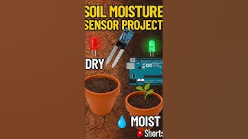 💦 Soil Moisture Mini project on arduino #shorts#arduino#viral #trending #iot#electronics#miniproject