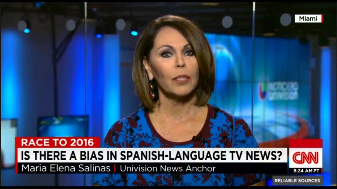 CNN Reliable Sources: Maria Elena Salinas on how Univision covers ...