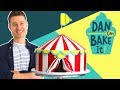 Dan Bakes a Circus Cake with DIAGONAL Layers 🎪 Challenge #12