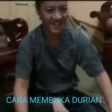 video lucu belah durian