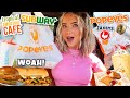 I Only Ate FAST FOOD ITEMS I've NEVER TRIED BEFORE For 24 HOURS!!