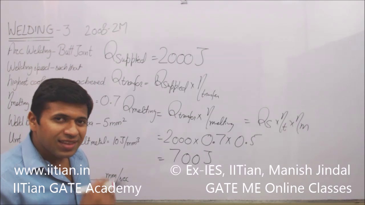 Welding, Part-3, GATE Mechanical Crash Course - YouTube