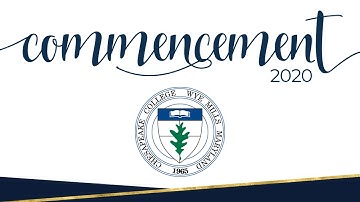 Commencement 2020 Virtual Ceremony
