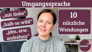 Deutsche Umgangssprache: Kennst du alle Wendungen? (B2 - C2)
