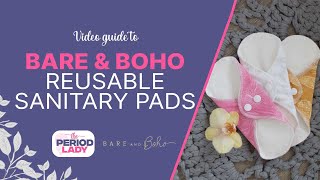 Bare & Boho Reusable Sanitary Pads - The Period Lady