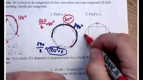 Geometry Notes Circles Day 5 Chords Part 1