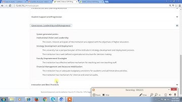 SSR(NAAC)peer team guide for university