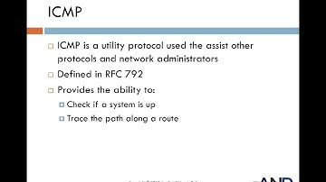 11-12   Protocols   ICMP Intro and Structure